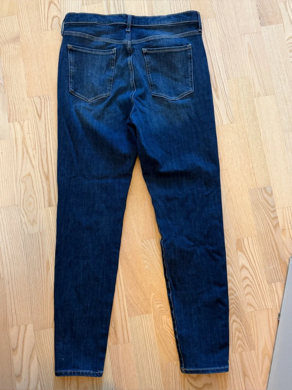 Banana Republic High-Rise Dark Indigo Button-Fly Jeans